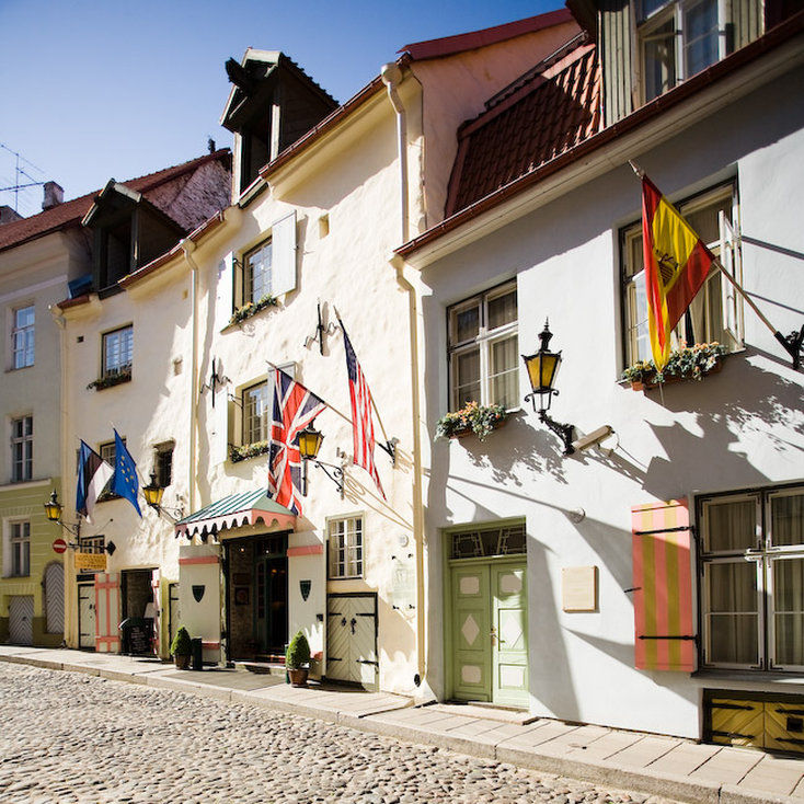 Schloessle Hotel - Small Luxury Hotels Of The World Talin Exterior foto