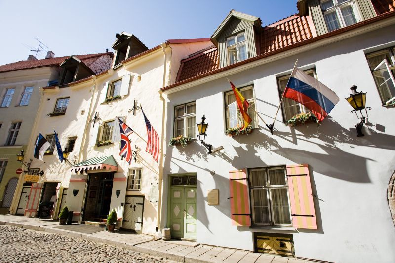 Schloessle Hotel - Small Luxury Hotels Of The World Talin Exterior foto